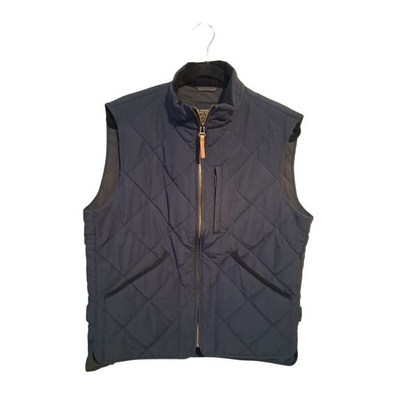 J. Crew Mens size Medium Quilted Heritage Hunting Preppy Sussex Primaloft Vest - Picture 1 of 12
